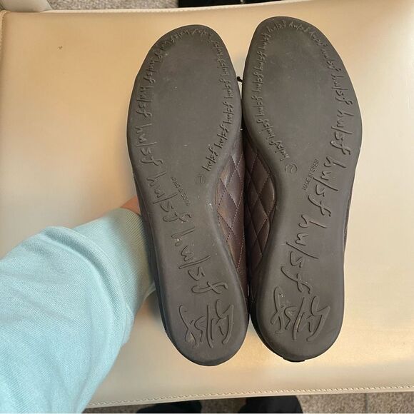 French Sole FS/NY Women’s Passport Ballet Quilted Flats Brown Size 7 - Picture 9 of 9